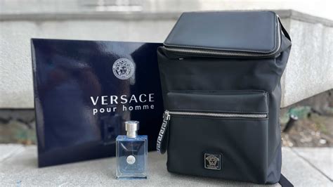 versace blue macy's|Macy's Versace perfume with bag.